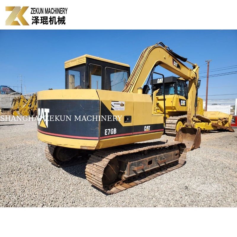 Japón usó una excavadora CAT E70B con bomba hidráulica en Shanghai en el concurso