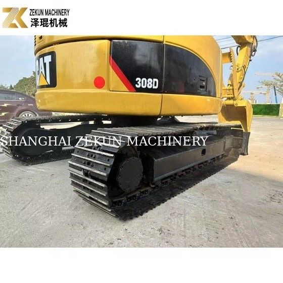 Excavadora usada de 8 toneladas CAT 308 Excavadora de rastreo 308D Mini Bagger con un rendimiento excelente