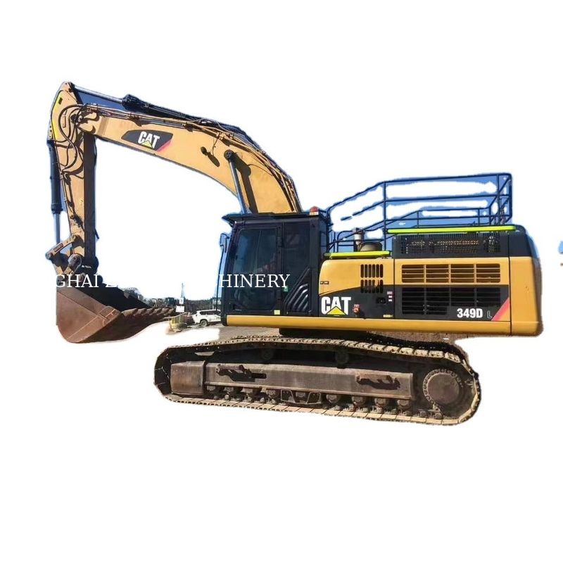 Excavadora usada CAT 349E de 49 toneladas con pintura original a la venta