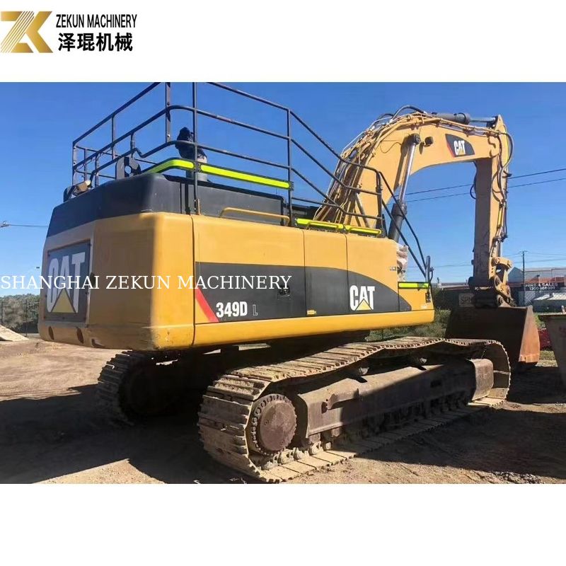 Excavadora usada CAT 349E de 49 toneladas con pintura original a la venta