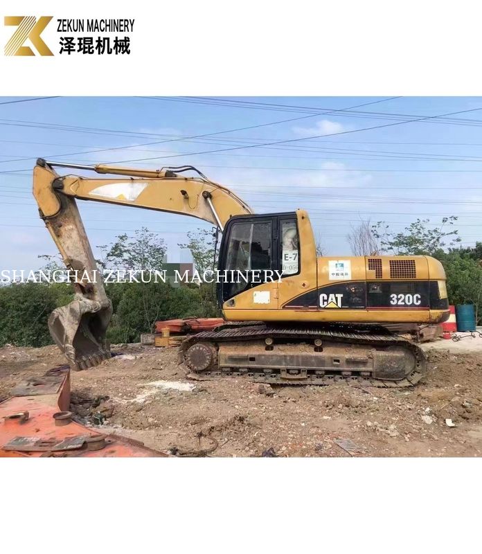 Excavadora usada CAT 320C 320 Horas de trabajo 4001-6000 Capacidad del cubo 0,8m3