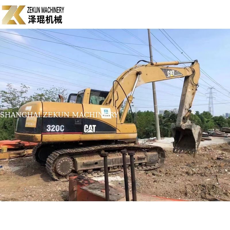 Excavadora usada CAT 320C 320 Horas de trabajo 4001-6000 Capacidad del cubo 0,8m3