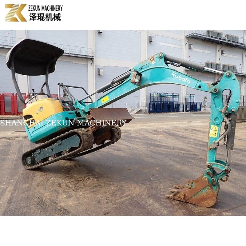 1.7 toneladas Kubota U17 Excavadora de rastreo usada U-17 hecha en Japón
