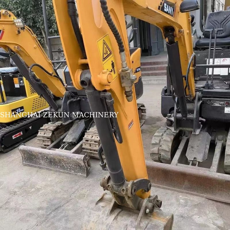 10.3KW Sany SY16C mini excavadora de 1,6 toneladas con neumático de goma y bomba hidráulica original