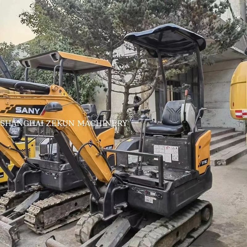 10.3KW Sany SY16C mini excavadora de 1,6 toneladas con neumático de goma y bomba hidráulica original