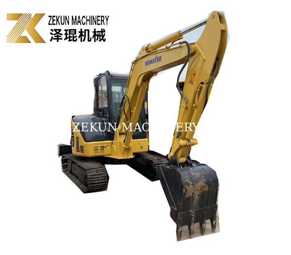 Excavadora Komatsu PC55MR-2 de segunda mano con 28.5KW de potencia y 0.2m3 de capacidad de cubo