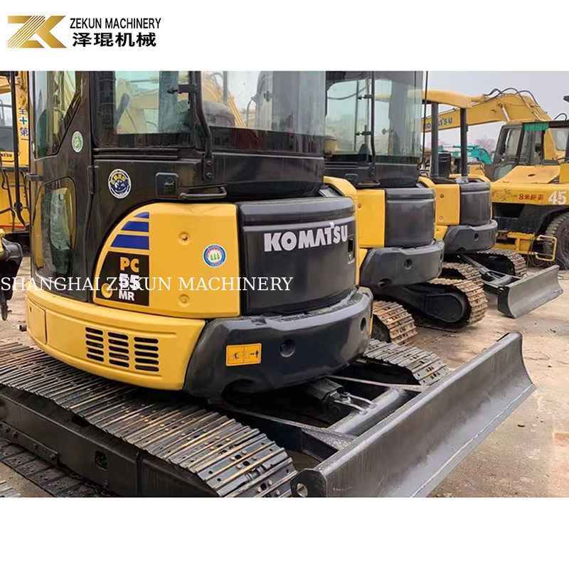 Excavadora Komatsu PC55MR-2 de segunda mano con 28.5KW de potencia y 0.2m3 de capacidad de cubo