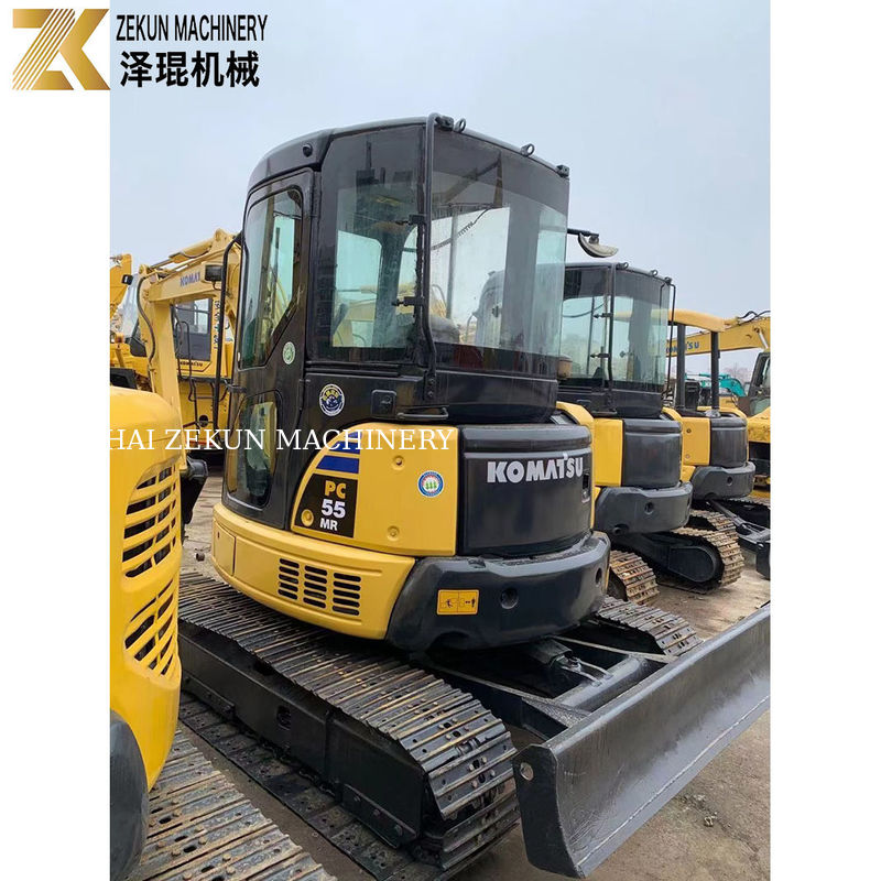 Excavadora Komatsu PC55MR-2 de segunda mano con 28.5KW de potencia y 0.2m3 de capacidad de cubo