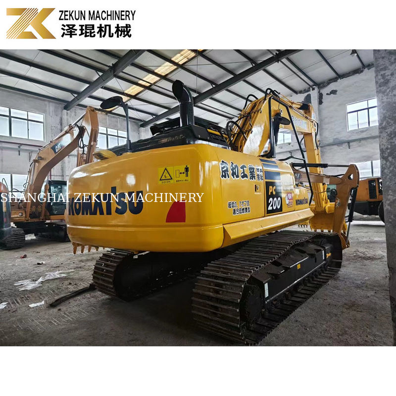 Horas de trabajo bajas 2001-4000 Komatsu PC200-8 Excavadora de rastreo usada en buen estado