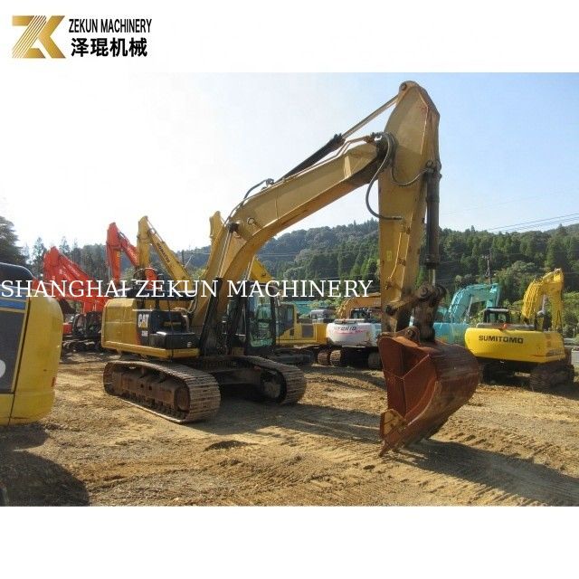 Excavadora de excavadora usada de 36 toneladas CAT 336 con cilindro hidráulico y válvula originales