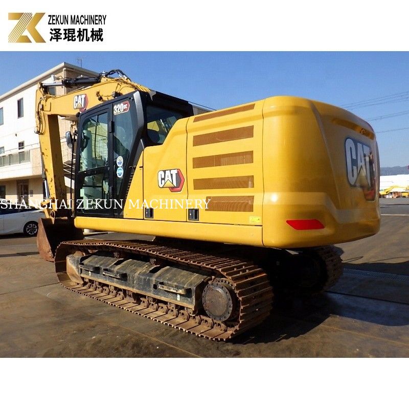 Excavadora original de Japón hecha CAT 320 con Jack Hammer pintura original 320GC