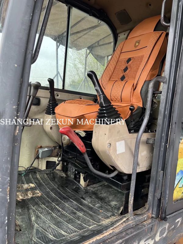 2010 EX60 mini excavadora de segunda mano 38.1kw con válvula hidráulica original