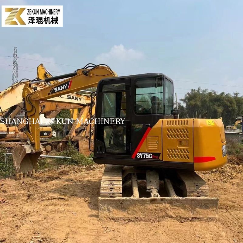 Año 2022 Excavadoras usadas de 7.5T Sany 75C SY75C-8 SY75C PRO de segunda mano