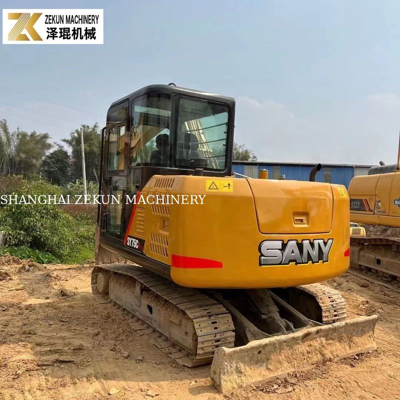 Año 2022 Excavadoras usadas de 7.5T Sany 75C SY75C-8 SY75C PRO de segunda mano