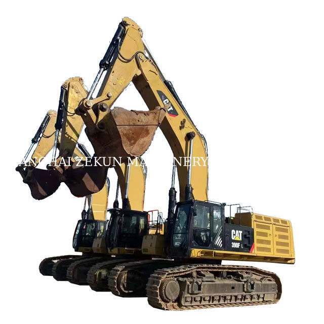 Equipo de construcción de segunda mano Excavadora de rastreo Cat 390F con motor Cat 390 KW