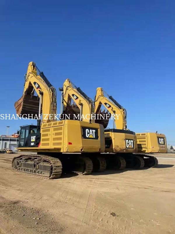 Equipo de construcción de segunda mano Excavadora de rastreo Cat 390F con motor Cat 390 KW