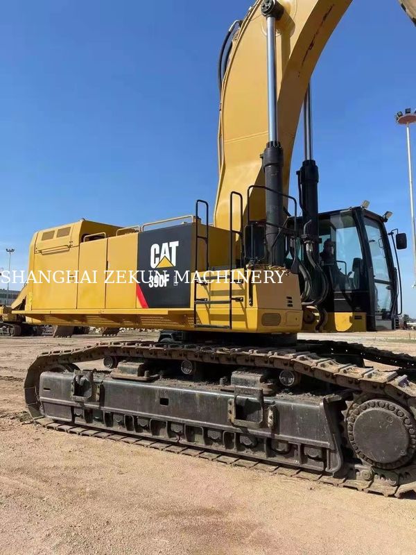 Equipo de construcción de segunda mano Excavadora de rastreo Cat 390F con motor Cat 390 KW