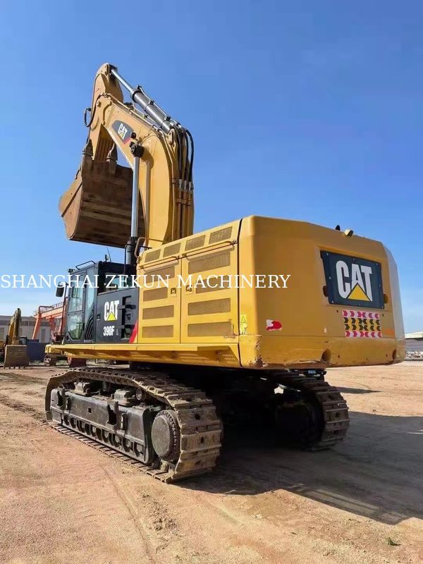 Equipo de construcción de segunda mano Excavadora de rastreo Cat 390F con motor Cat 390 KW
