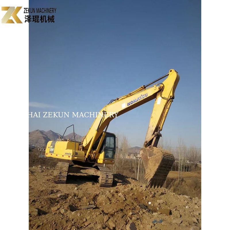 Komatsu PC200-7 Excavadora de rastreo de 20 toneladas utilizada en 2015 para maquinaria de construcción