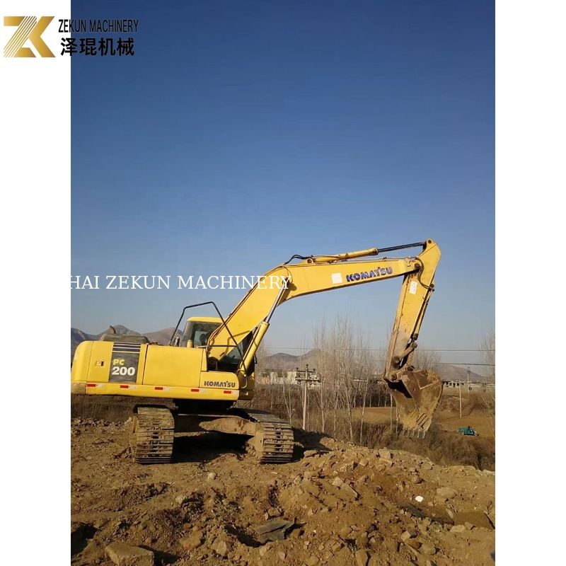 Komatsu PC200-7 Excavadora de rastreo de 20 toneladas utilizada en 2015 para maquinaria de construcción