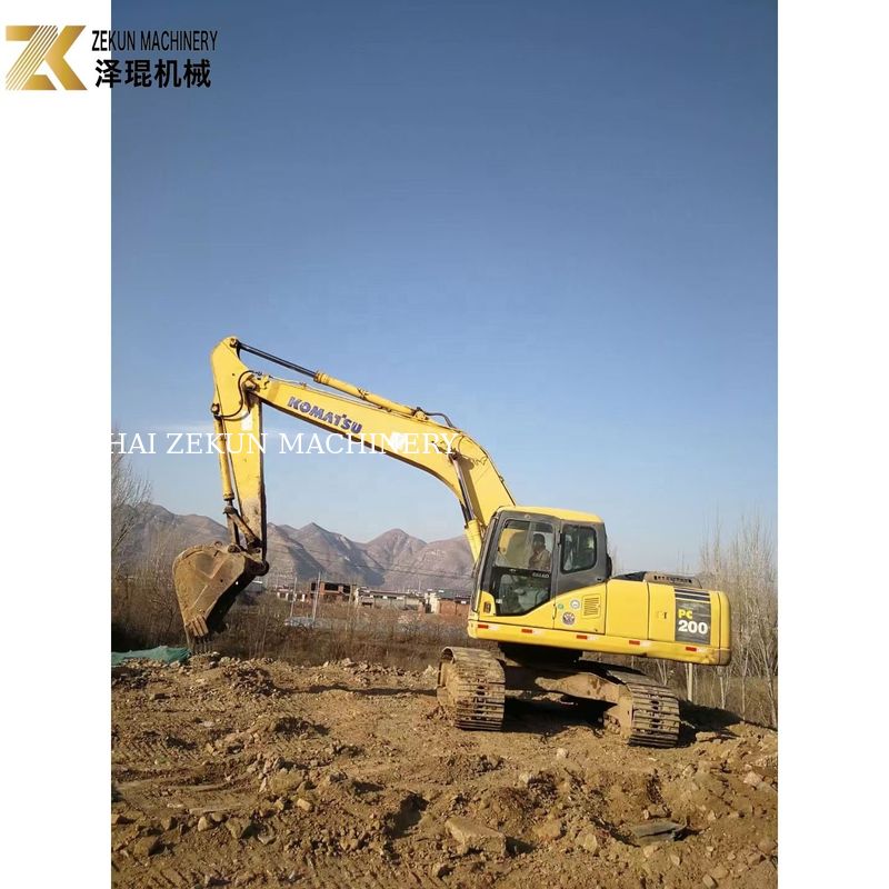 Komatsu PC200-7 Excavadora de rastreo de 20 toneladas utilizada en 2015 para maquinaria de construcción