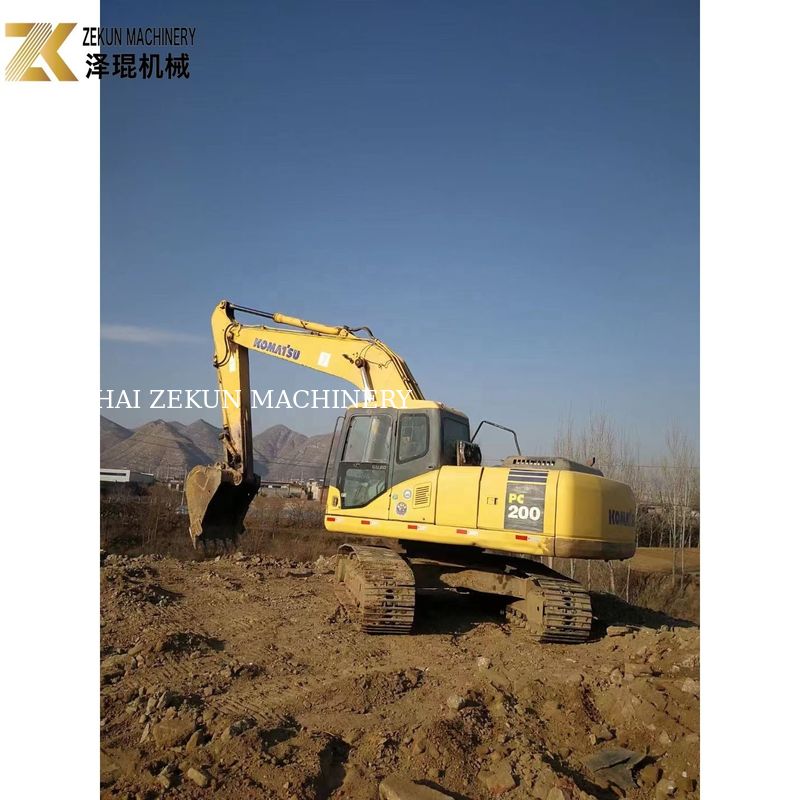 Komatsu PC200-7 Excavadora de rastreo de 20 toneladas utilizada en 2015 para maquinaria de construcción