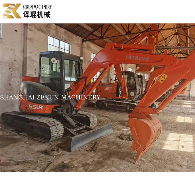 33.1Kw de potencia Hitachi ZX55 Excavadora de 5,5 toneladas Mini Bagger con 2001-4000 horas de trabajo