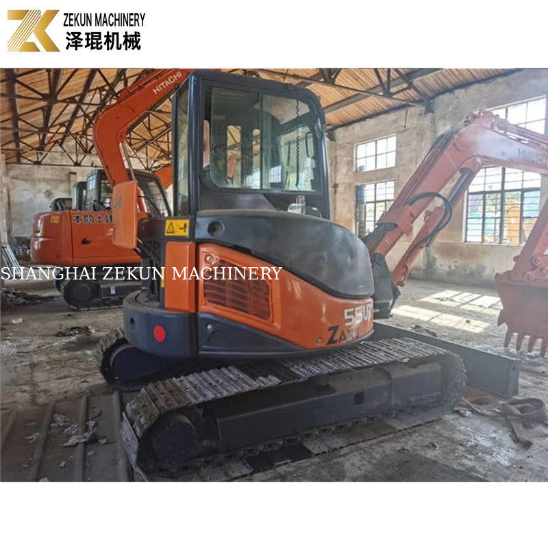 33.1Kw de potencia Hitachi ZX55 Excavadora de 5,5 toneladas Mini Bagger con 2001-4000 horas de trabajo