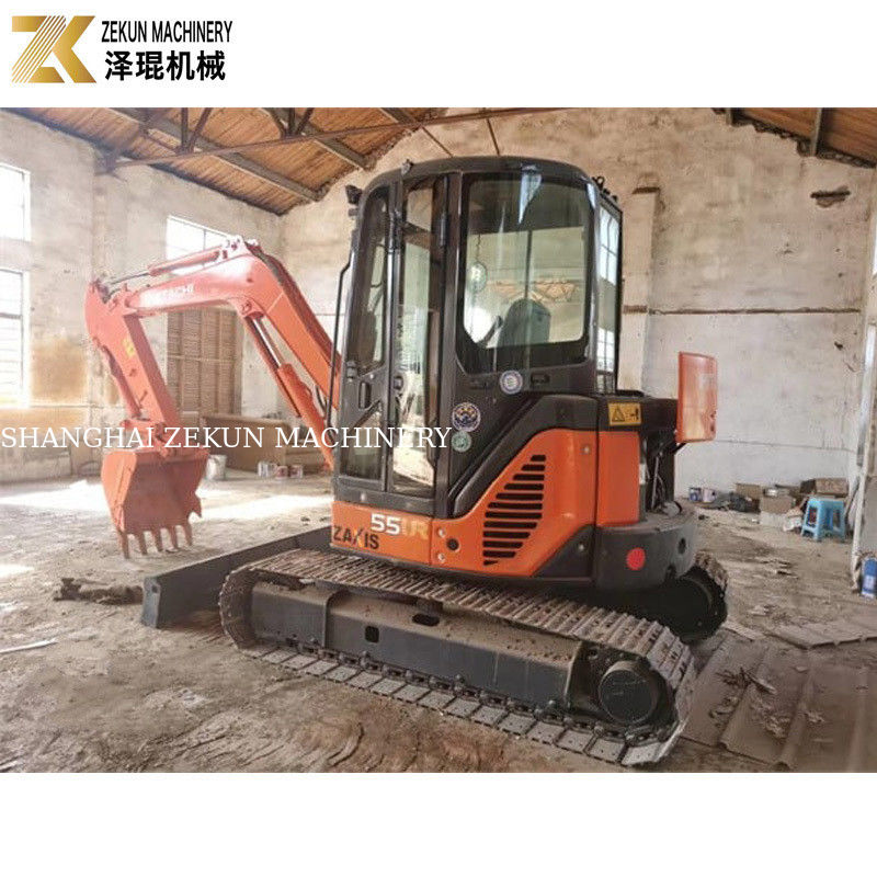 33.1Kw de potencia Hitachi ZX55 Excavadora de 5,5 toneladas Mini Bagger con 2001-4000 horas de trabajo