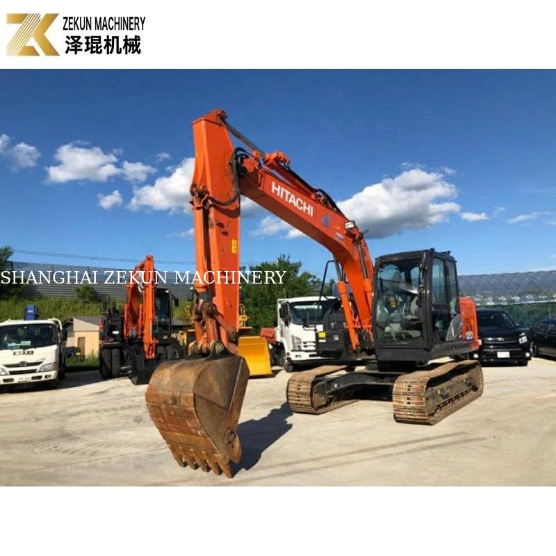 Mini Excavadora Usada Excavadoras de 12 toneladas Hitachi ZX120 Excavadora ZX120-6 con motor ISUZU