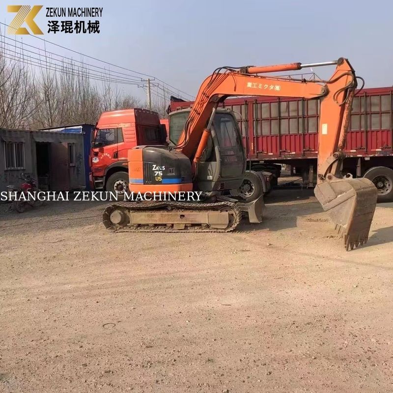 Usado Hitachi ZX75 Mini Excavadora ZX75US ZX75US-3 por el propietario original válvula hidráulica