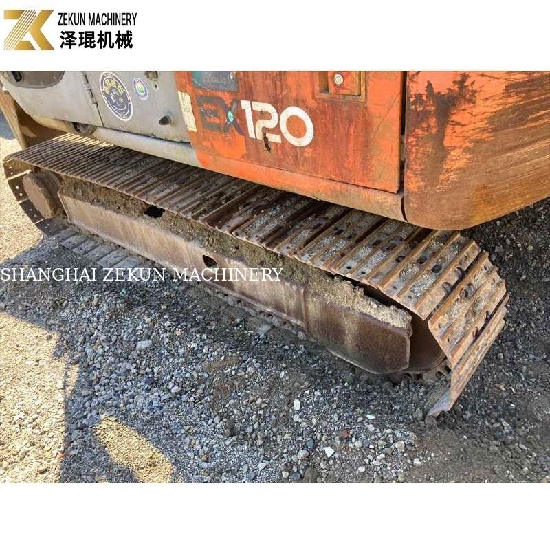Color original 12Ton Usado Hitachi EX 120 Excavadora EX120-5 con motor ISUZU de 60.5Kw