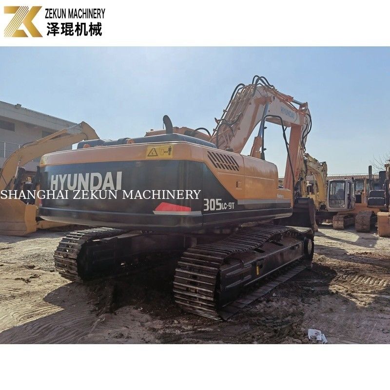 30 toneladas usadas Hyundai 305 excavadora 305LC 305LC-9T de Corea 1.4m3 cubo
