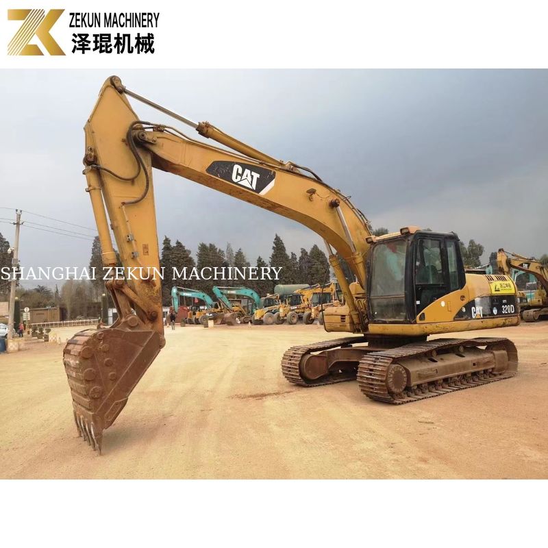 Inyección eléctrica de 20 toneladas Excavadora usada CAT 320D para maquinaria de construcción en el mejor de los casos