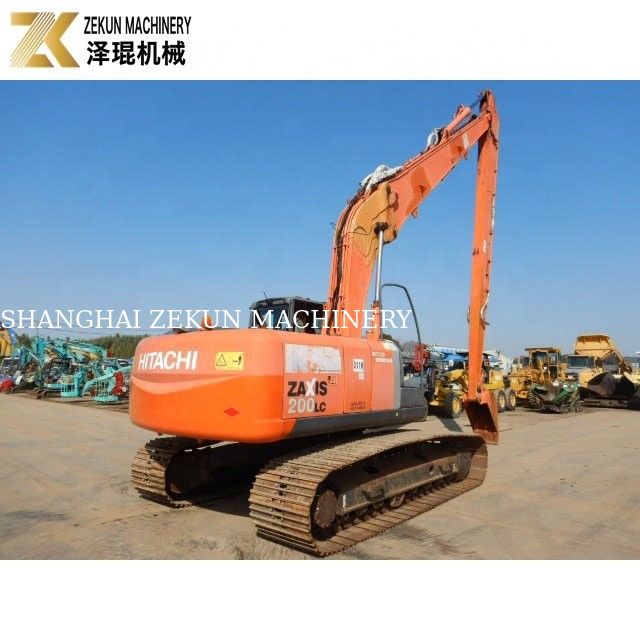 La excavadora original ZX200LC-3 de brazo largo de 20 toneladas de capacidad y largo alcance