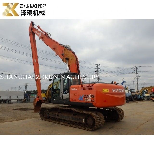 La excavadora original ZX200LC-3 de brazo largo de 20 toneladas de capacidad y largo alcance