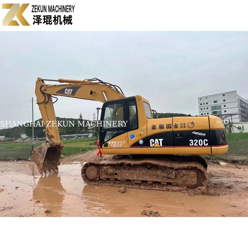 110KW Equipo pesado usado CAT320 Excavadora Caterpillar 320C Horas de trabajo 4001-6000