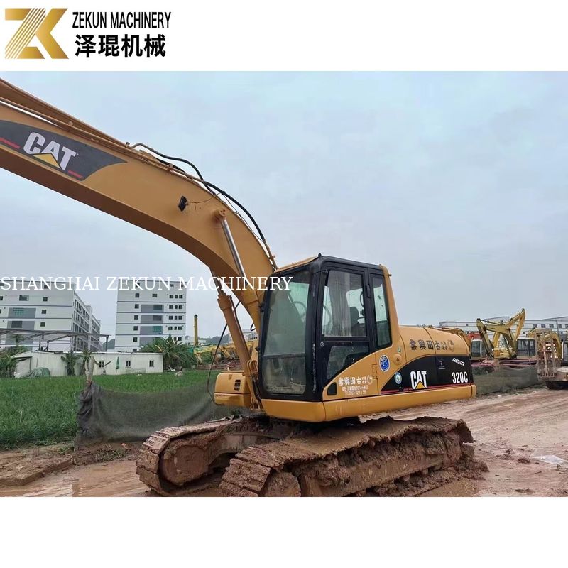 110KW Equipo pesado usado CAT320 Excavadora Caterpillar 320C Horas de trabajo 4001-6000