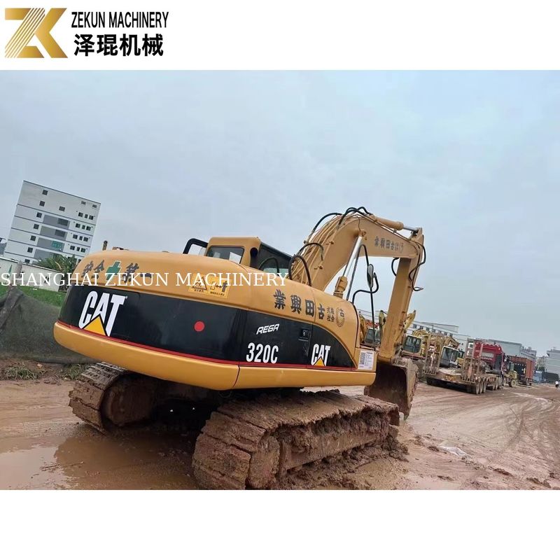 110KW Equipo pesado usado CAT320 Excavadora Caterpillar 320C Horas de trabajo 4001-6000