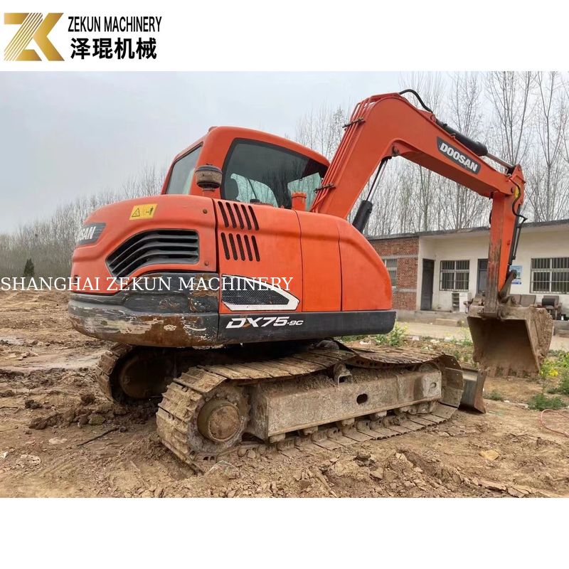 Excavadora Doosan 55 de 5 toneladas DH55 Excavadora Doosan usada 0.175M3 cubo