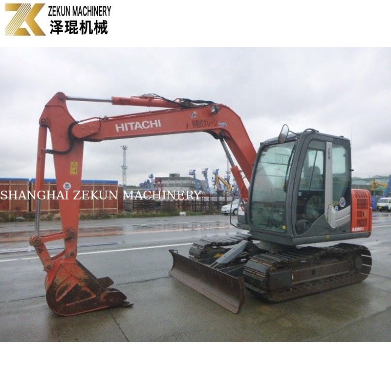 Excavadora Hitachi ZX 70 de 7 toneladas con pulgar y potente motor ISUZU para cubos pequeños
