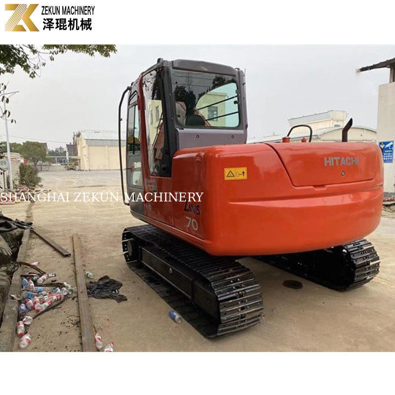 Excavadora usada Hitachi ZX70 con motor ISUZU y bomba hidráulica original en Japón