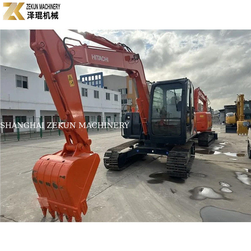 Excavadora usada Hitachi ZX70 con motor ISUZU y bomba hidráulica original en Japón