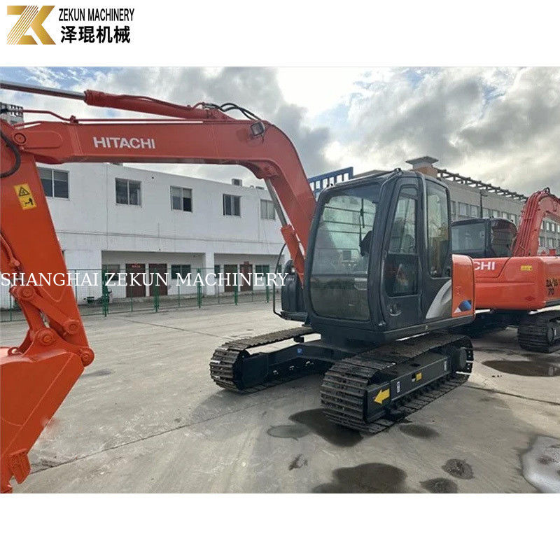 Excavadora usada Hitachi ZX70 con motor ISUZU y bomba hidráulica original en Japón