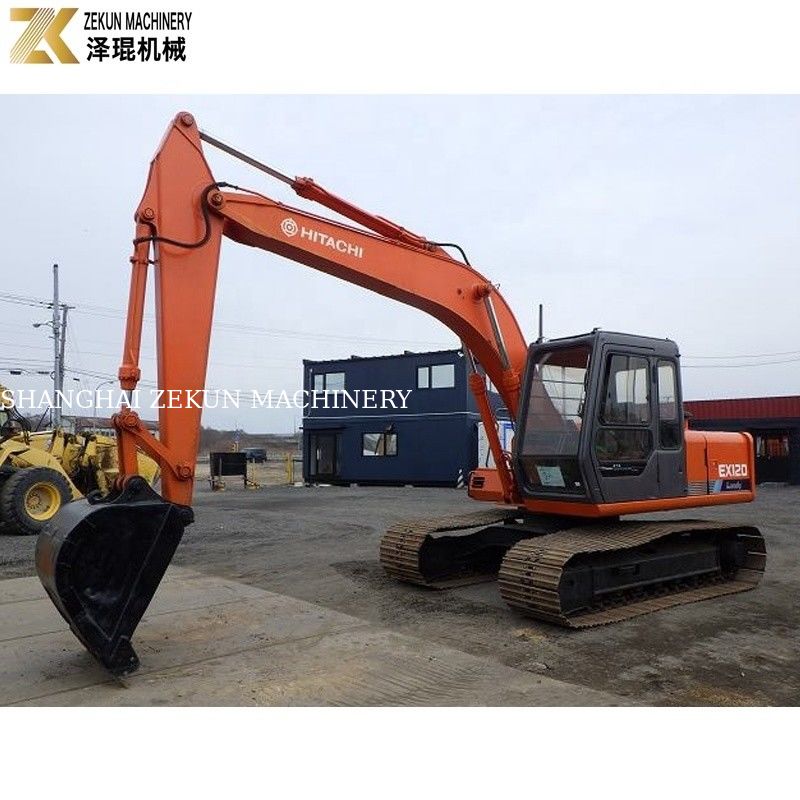 Hitachi EX120-1 Excavadora para el movimiento de rastreadores en la construcción de carreteras hecha en Japón