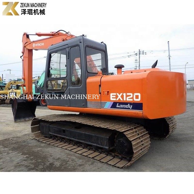 Hitachi EX120-1 Excavadora para el movimiento de rastreadores en la construcción de carreteras hecha en Japón