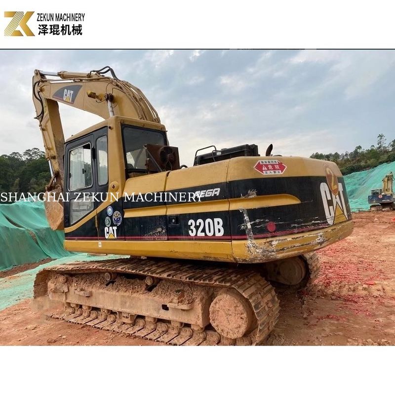 Excavadora usada CAT320 20.6T importada de Japón pintura original