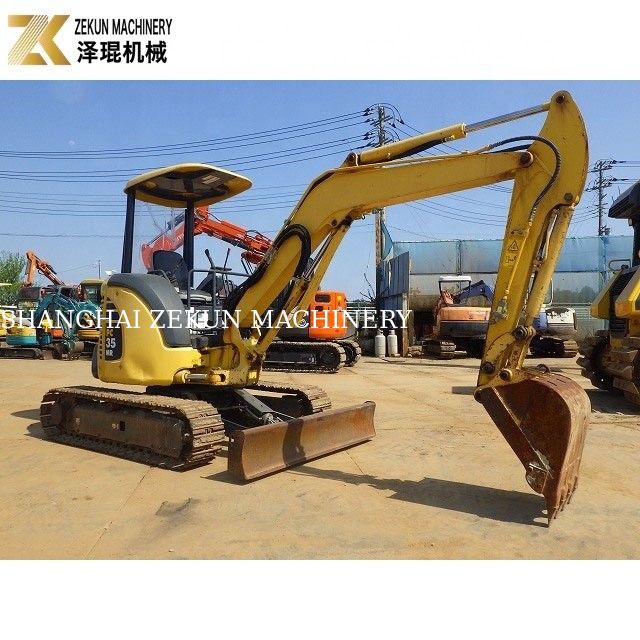 Excavadora Komatsu PC35 de tamaño pequeño de 3 toneladas Peso de operación 3700 KG Peso de la máquina