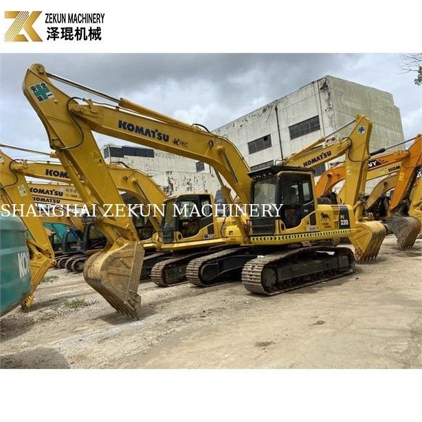 Excavadora usada Komatsu PC 220 PC220-8 con motor japonés original verificado