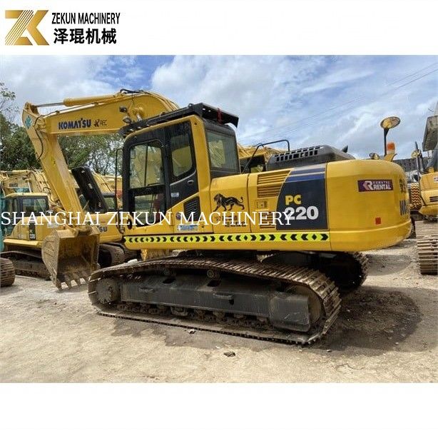 Excavadora usada Komatsu PC 220 PC220-8 con motor japonés original verificado